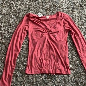 Aeropostale pink detailed long sleeve
